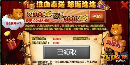 充300送3000